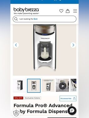 Baby Brezza Formula Pro® Advanced Bottle Dispenser - White